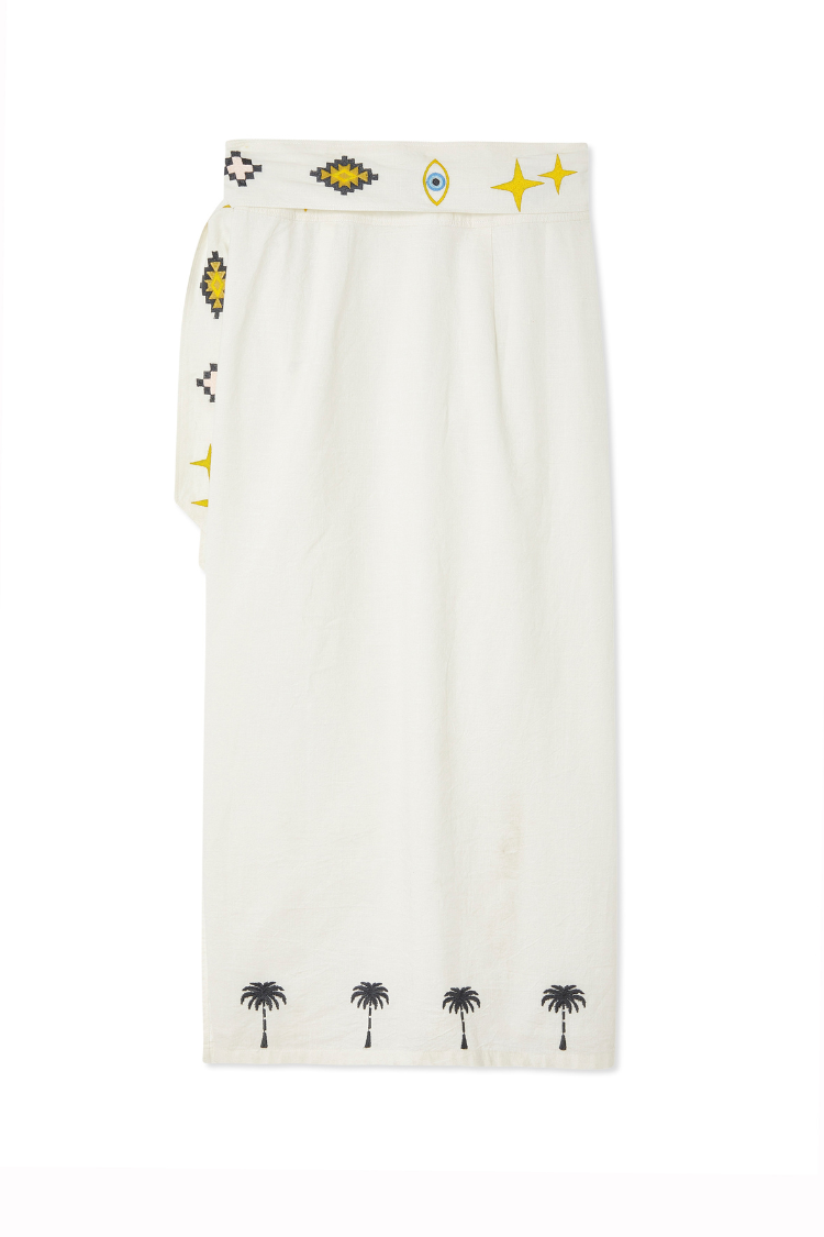 Cream Sunshine Jaspre Skirt、mySite、solidvoid