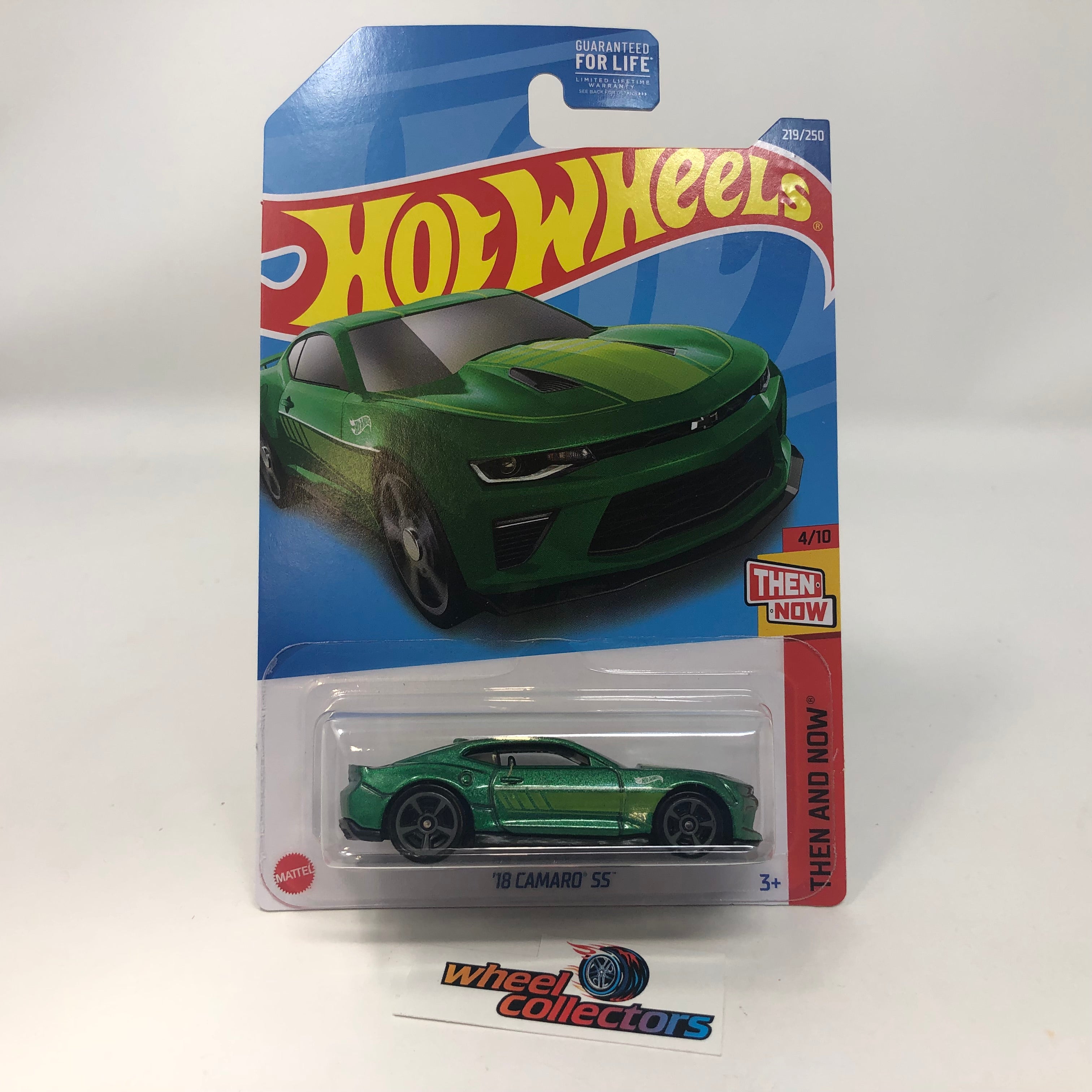 '18 Camaro SS #219 * Green * 2022 Hot Wheels Case M、mySite、hgirdovlk