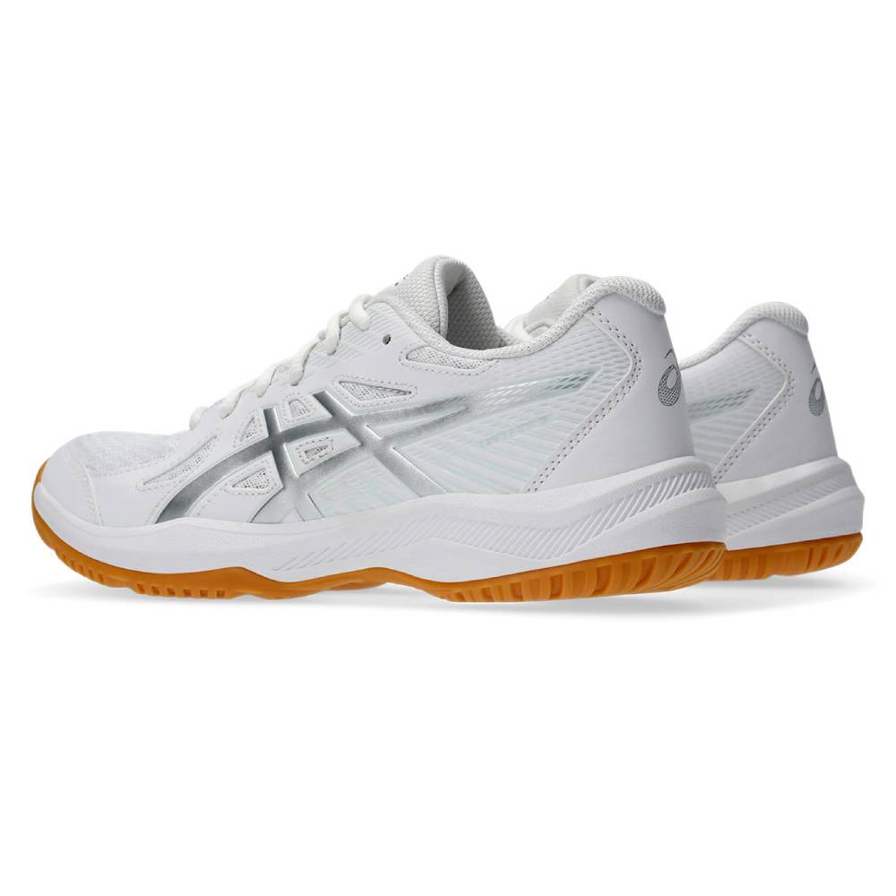 Asics Gel Upcourt 6 Women's Indoor Court Shoe (White/Pure Silver)
