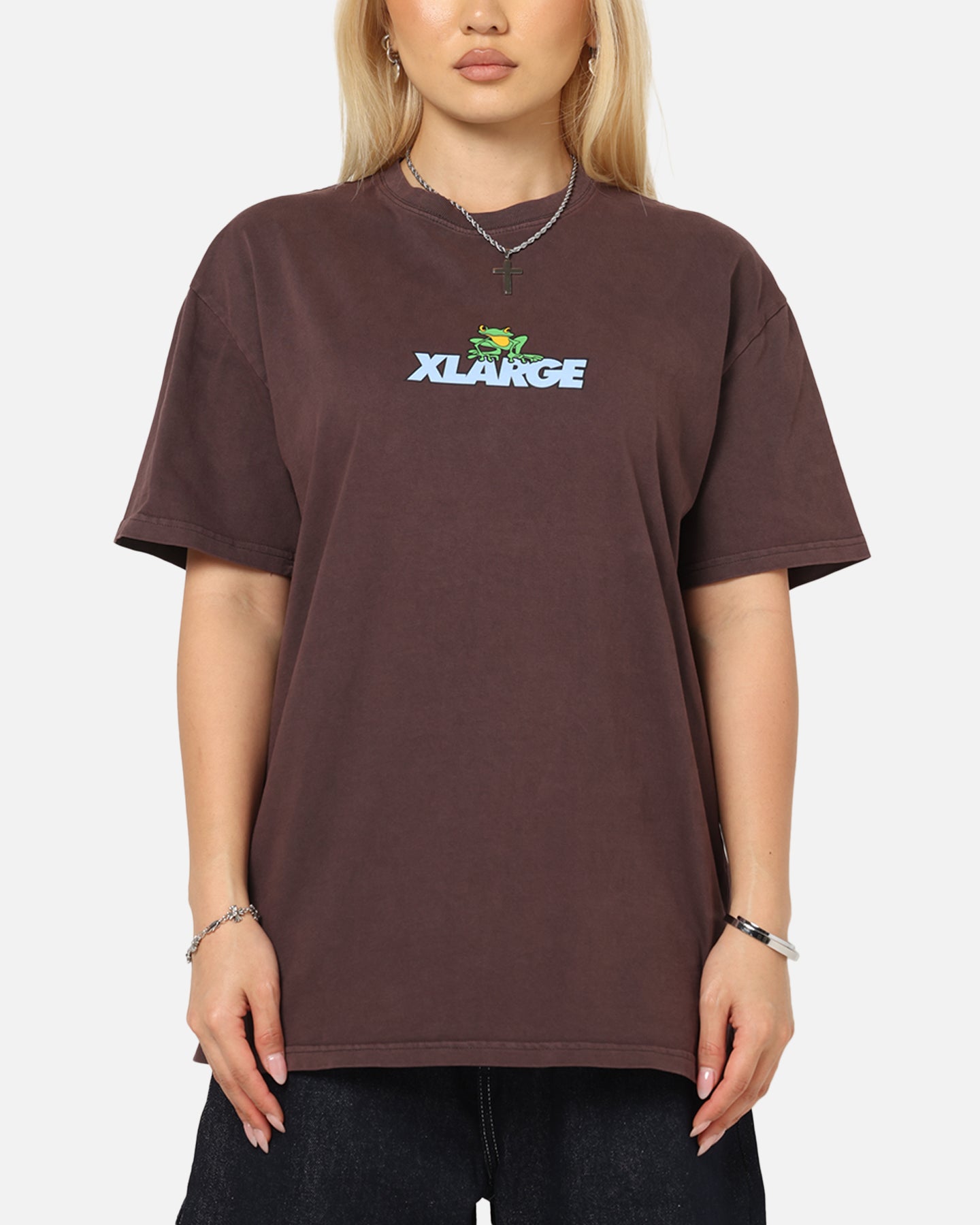 X-Large Frog T-Shirt Pigment Chocolate、mySite、zt4zffjzw
