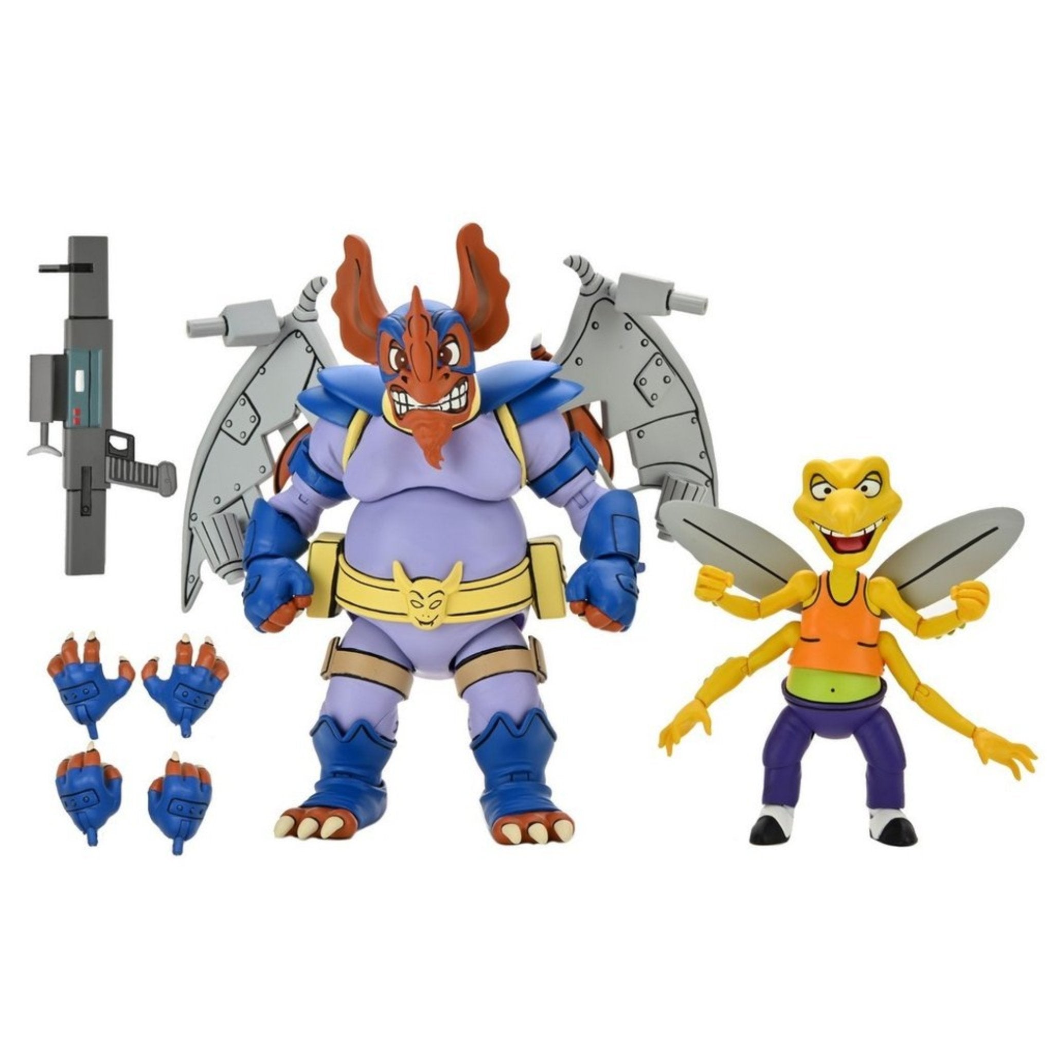NECA Teenage Mutant Ninja Turtles Cartoon Wingnut & Screwloose、mySite、hgirdovlk