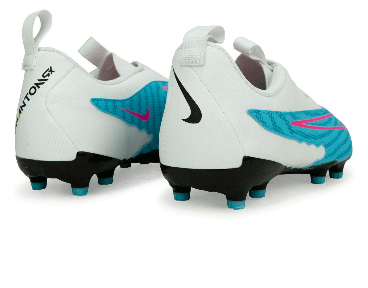 Nike Kids Phantom GX Academy FG/MG Baltic Blue/Pink Blast、mySite、noshort