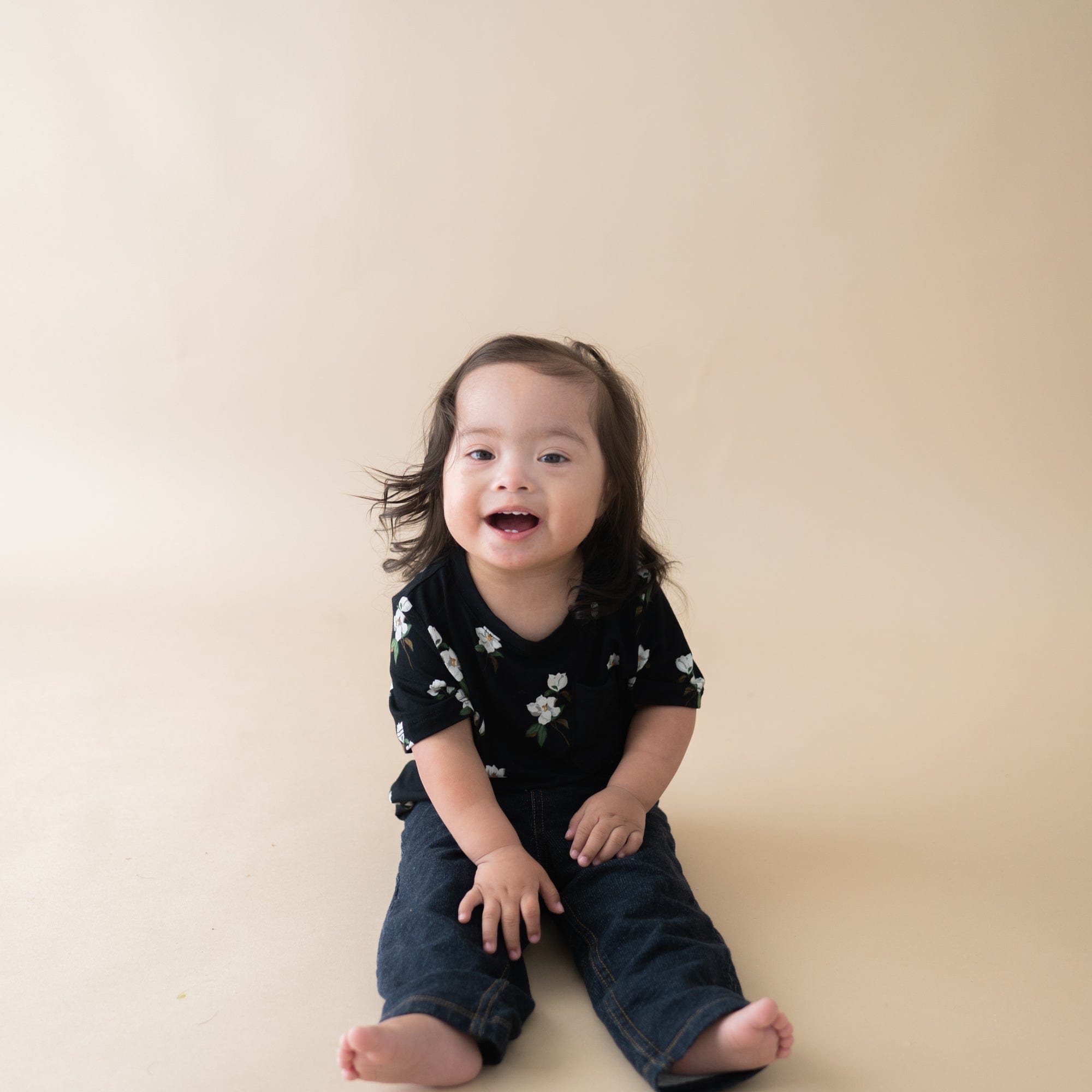  Toddler Crew Neck Tee in Small Midnight Magnolia、mySite、layawaytickets