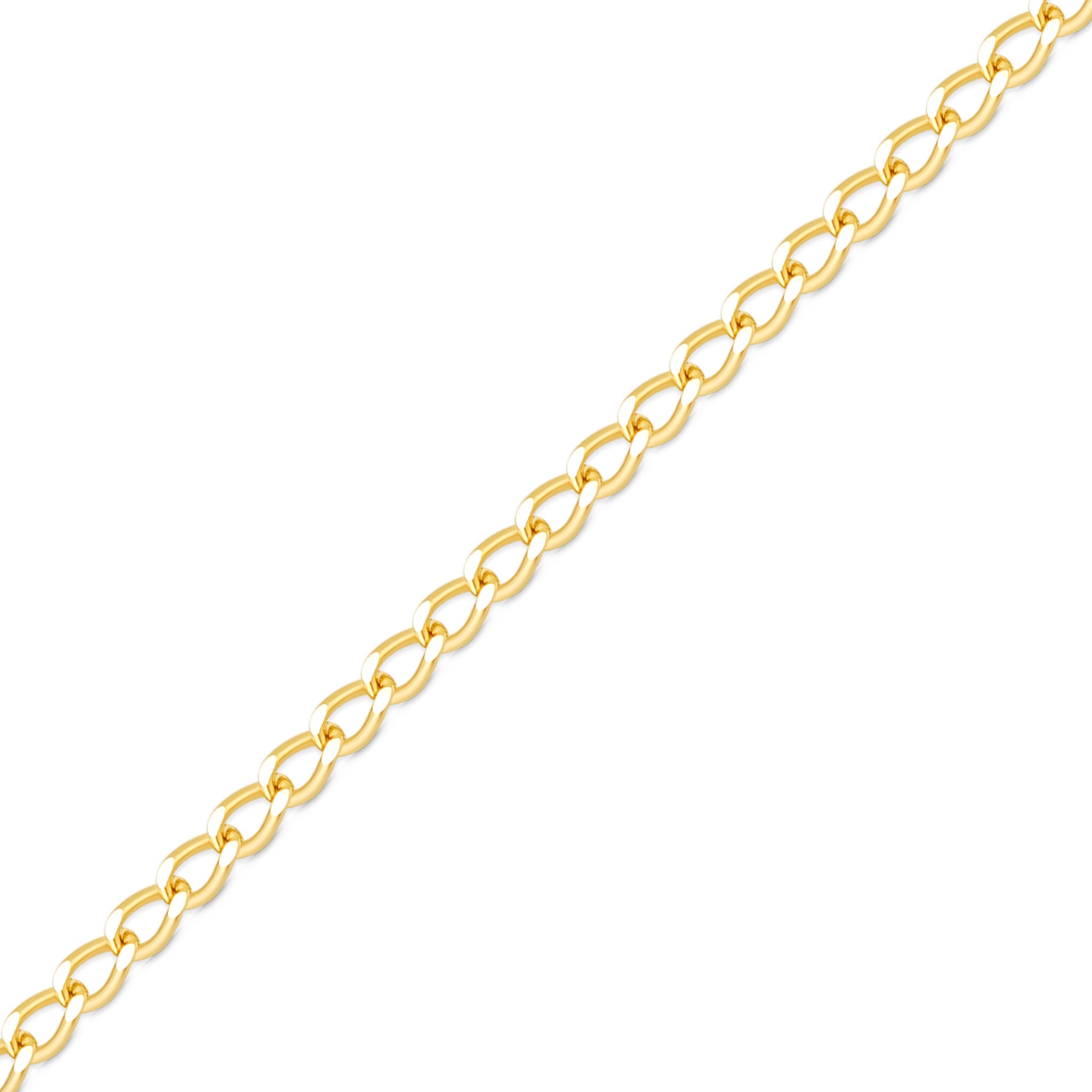0.9mm Fine Diamond Cut Curb 14K Solid Gold Permanent Jewelry Chain - By the Inch / PMJ0005、mySite、dreamappss