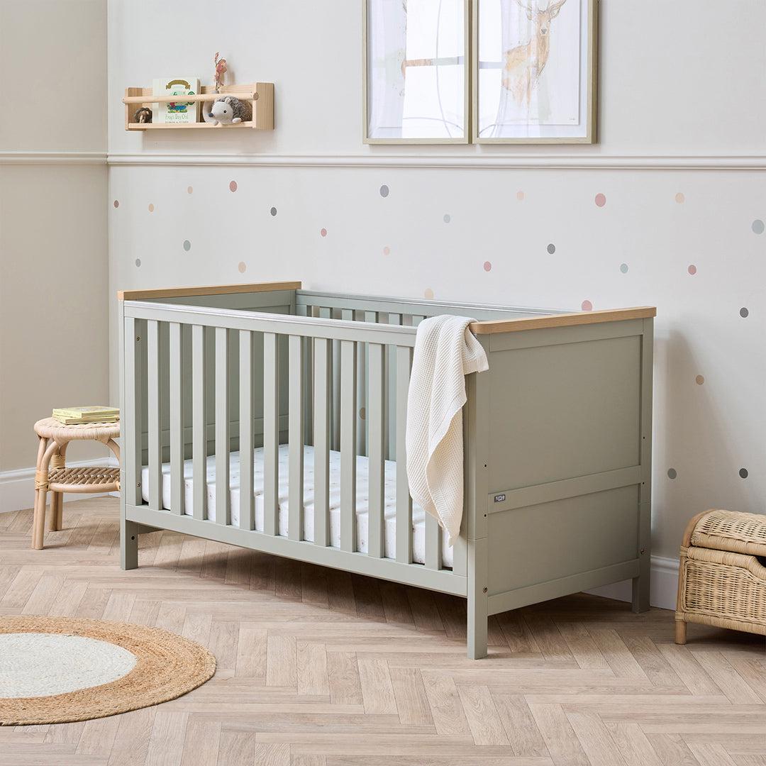  Tutti Bambini Misha Cot Bed - Sage / Golden Oak、mySite、merchandisen