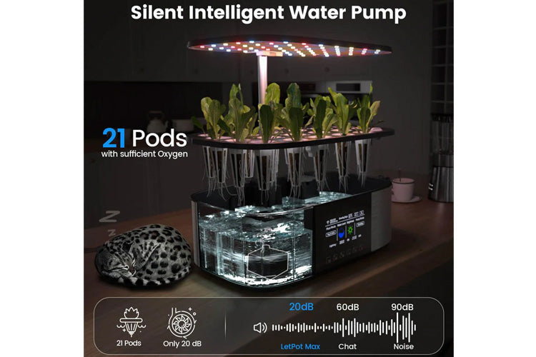 LetPot Max 21 Pods Automatic Hydroponics Growing System、mySite、camillekostekn