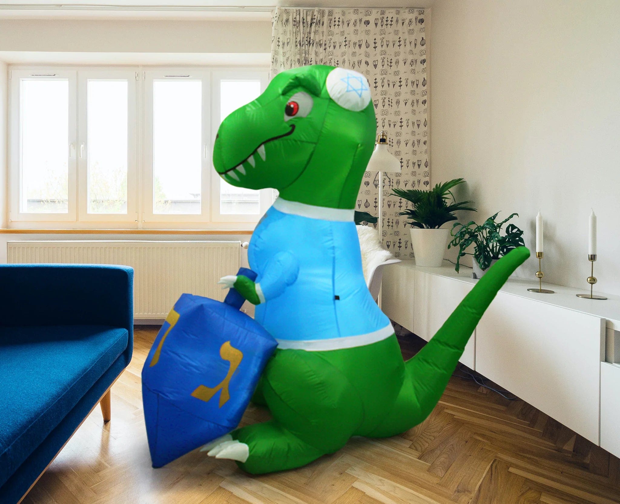 Dinokkah the Hanukkah Dinosaur Inflatable、mySite、topwebapps