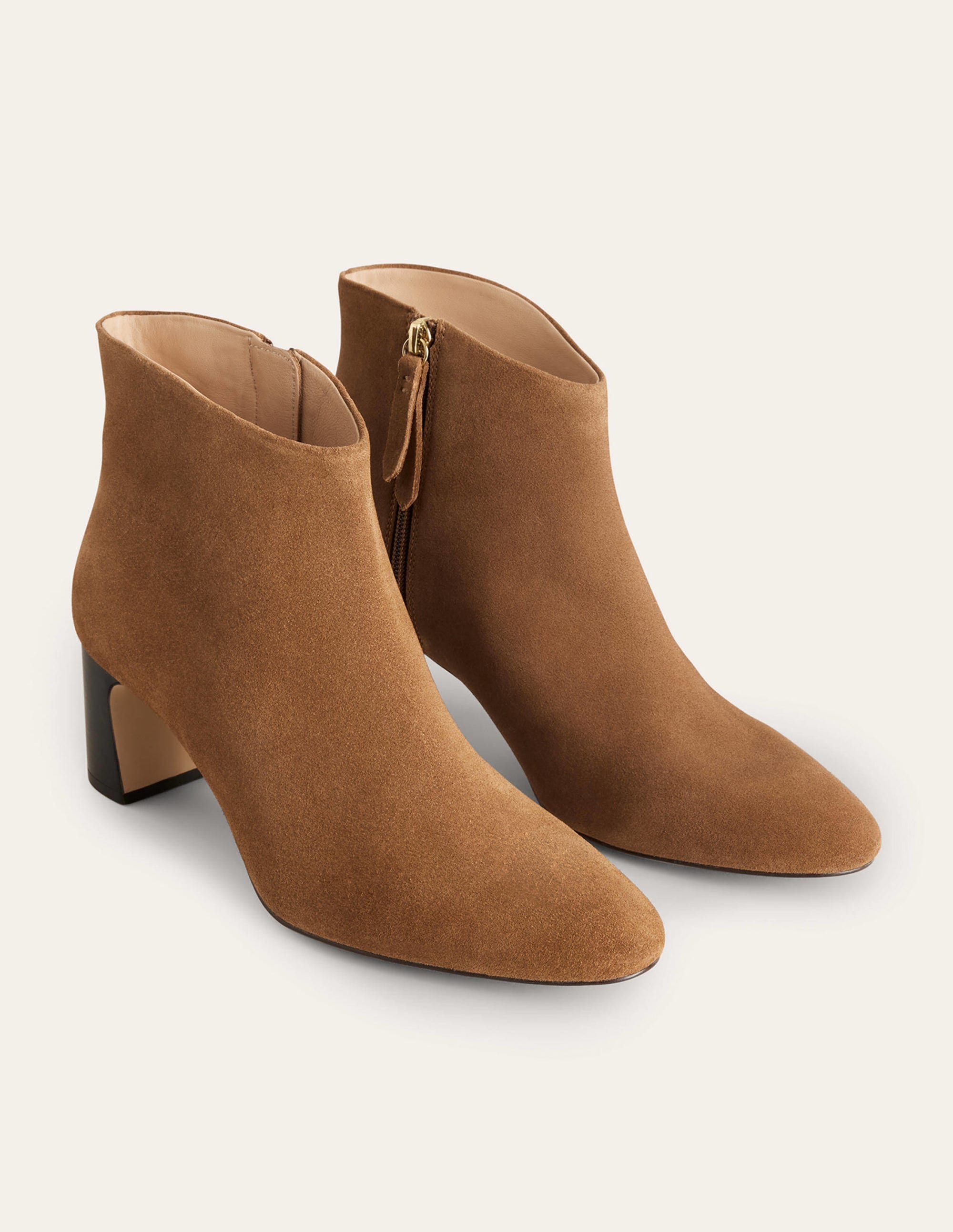  Suede Ankle Boots-Golden Brown、mySite、ashleygrahame