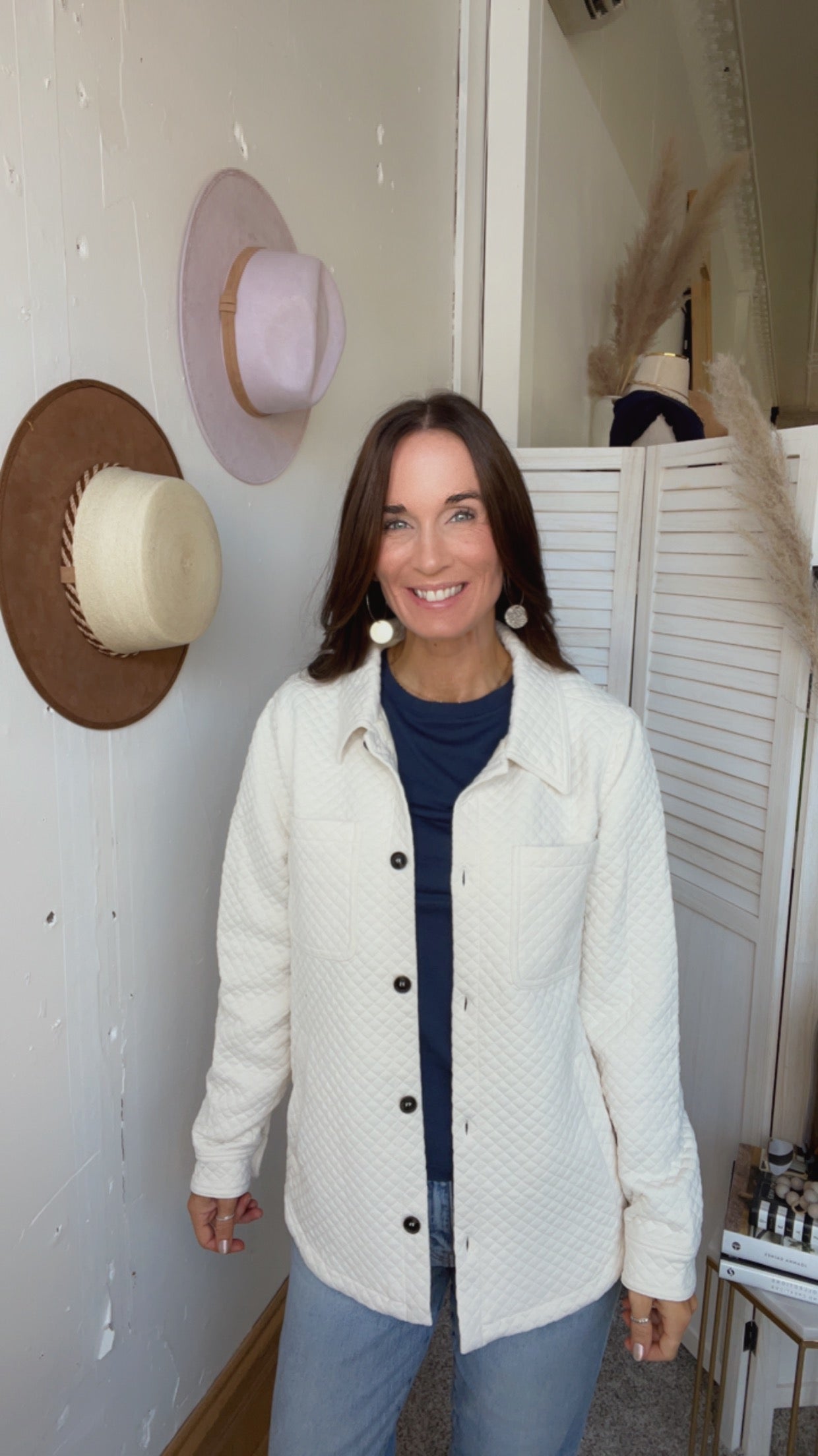 Jenna's Quilted Button Down、mySite、garagedoors4me