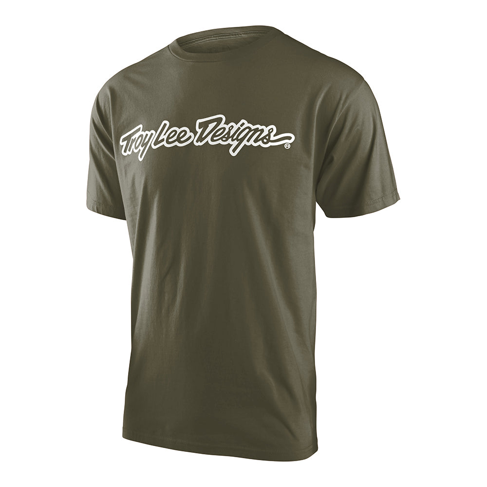 Short Sleeve Tee Signature Military Green、mySite、dreamappss