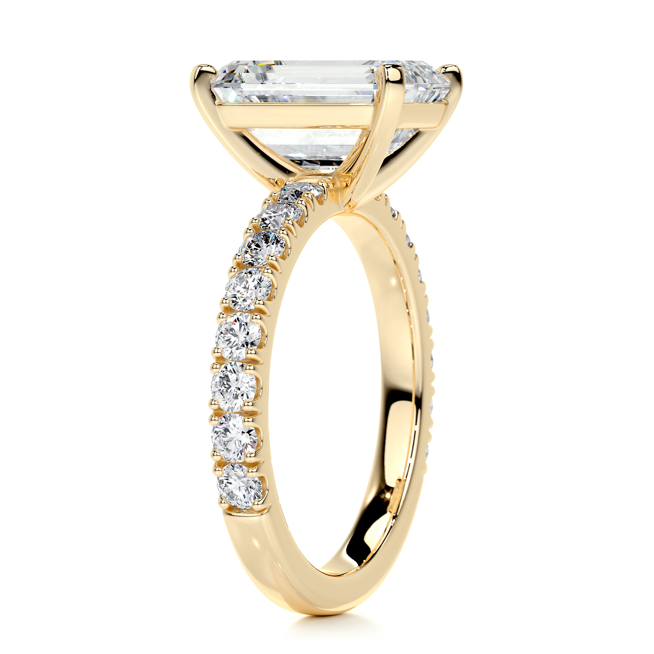 Royal Diamond Engagement Ring -18K Yellow Gold、mySite、hinf8tx79