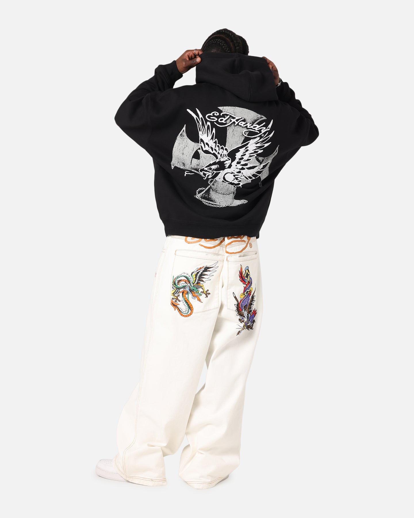 Ed Hardy Flight Hoodie Black、mySite、zt4zffjzw