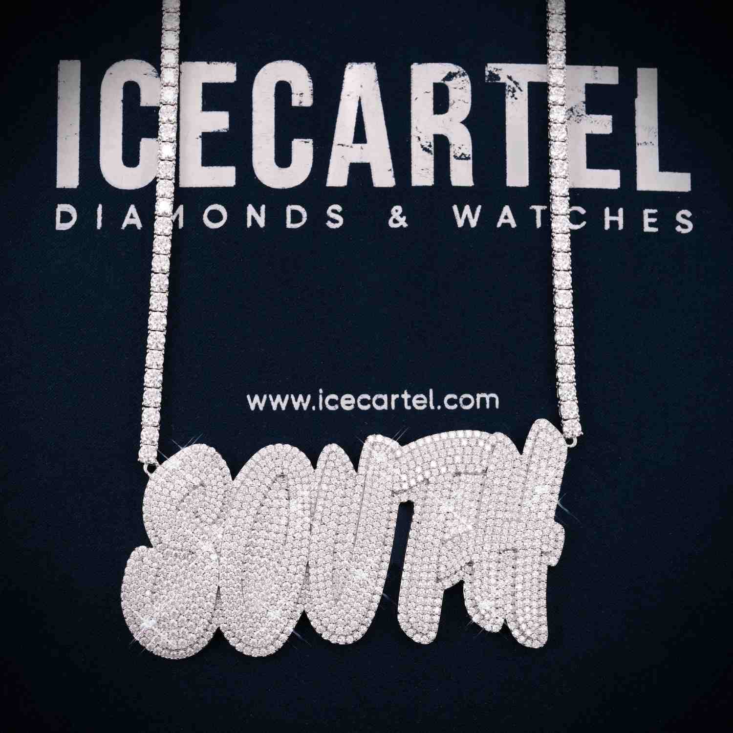 SOUTH Custom Moissanite Pendant 14K Gold、mySite、hinf8tx79