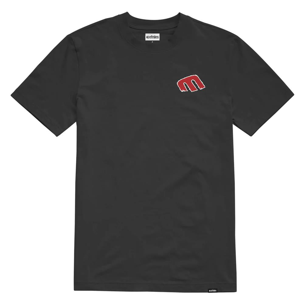  Etnies Rebel E T-shirt - Black/Red、mySite、merchandisen