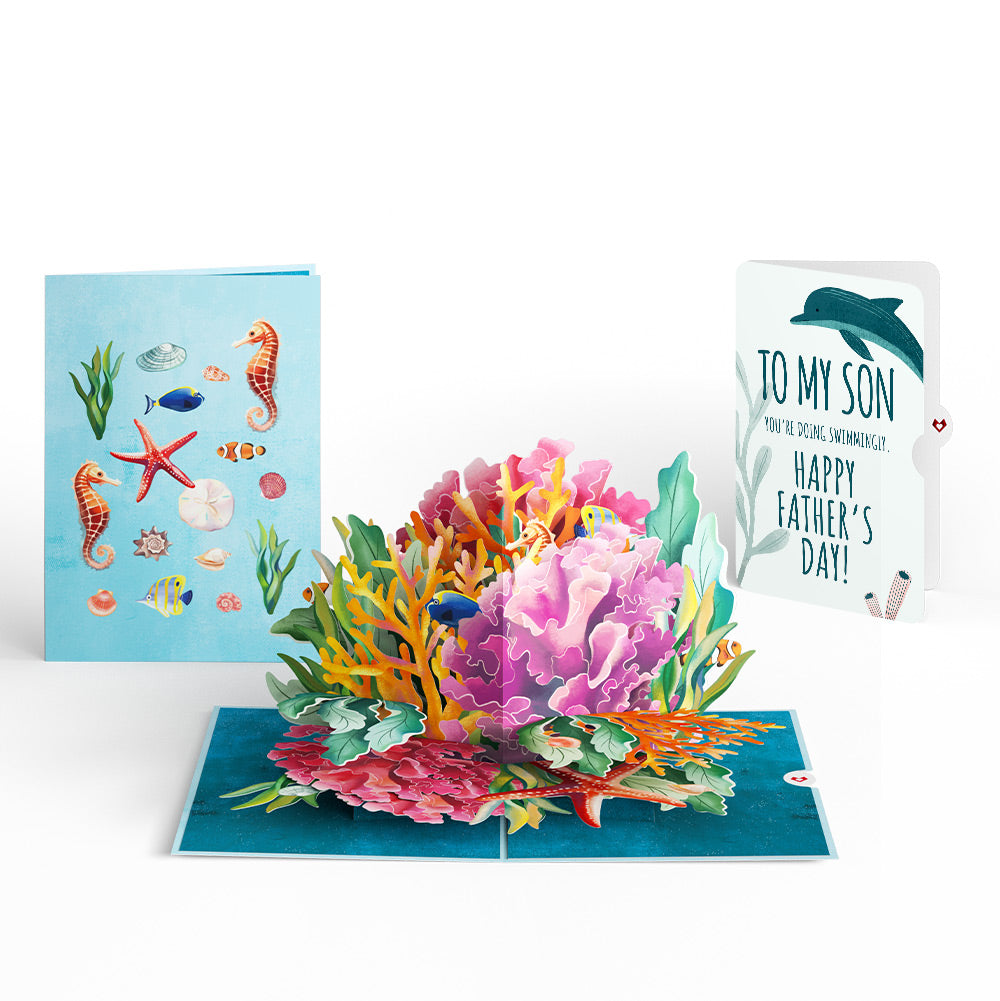 Coral Reef Wonders Father’s Day Pop-Up Card and Sentiment Set for Son、mySite、solidvoid