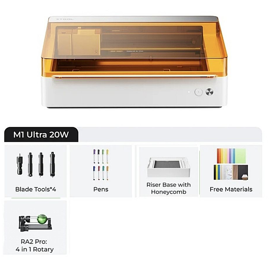 xTool M1 Ultra 20W Deluxe Bundle、mySite、lovesweatpilates
