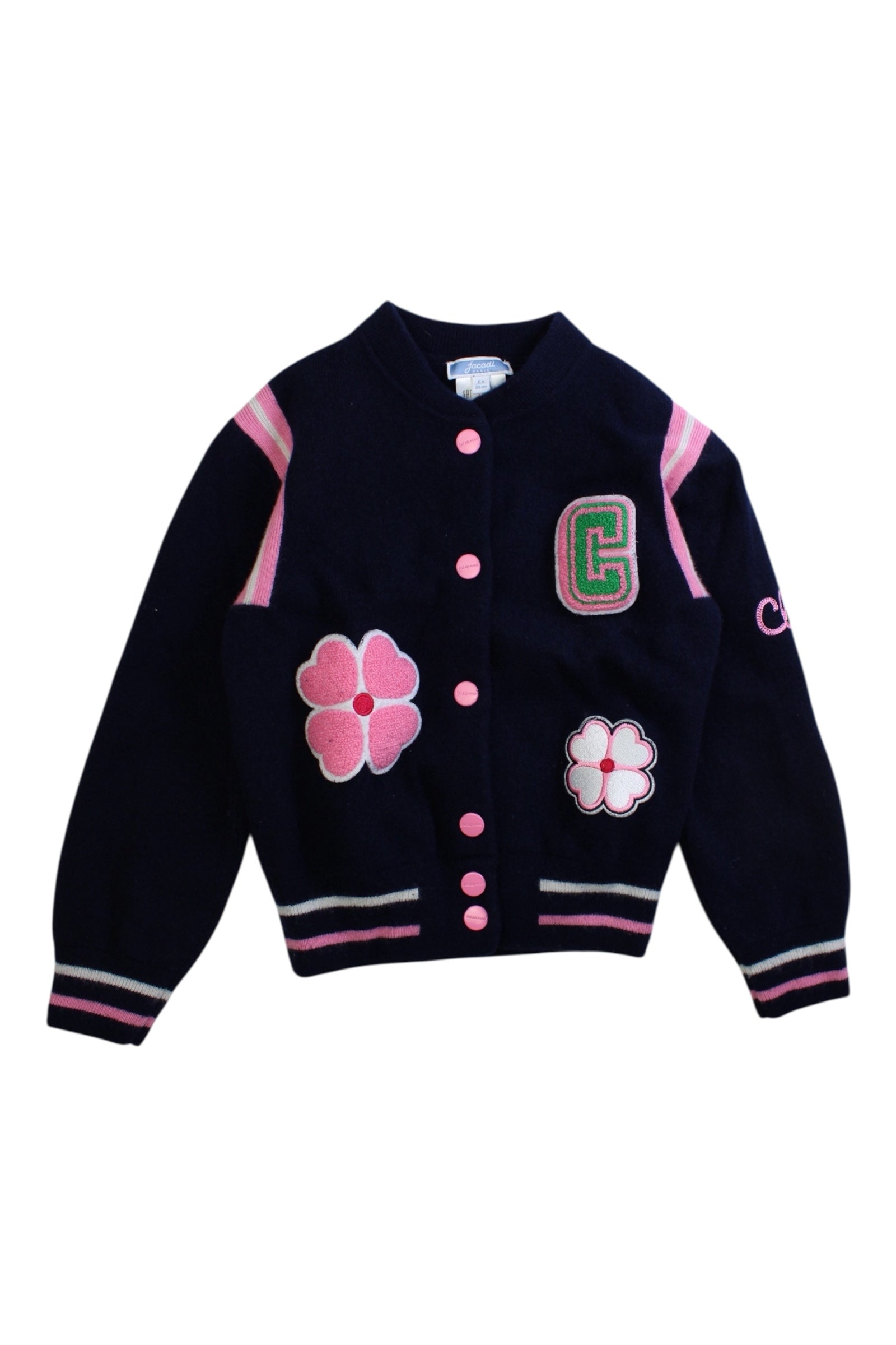 Jacadi Floral Buttoned Cardigan 6T、mySite、g9winljtr
