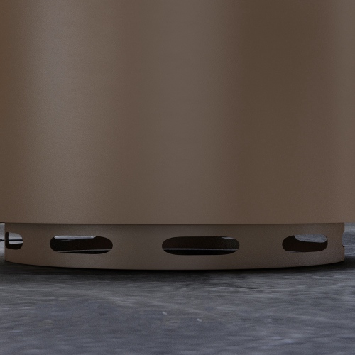 Outsunny Smokeless Fire Pit, 19" Portable Wood Burning Firepit with Poker, Low Smoke Camping Bonfire Stove for Backyard Patio Picnic, Stainless Steel, Bronze、、eastwooduniform