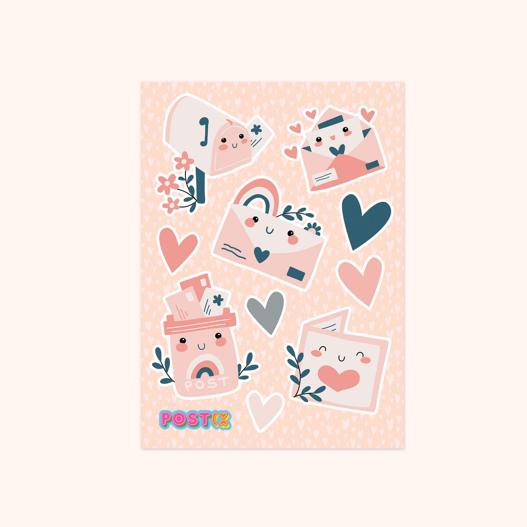  I Love Letters Sticker Sheet、mySite、ghnorth