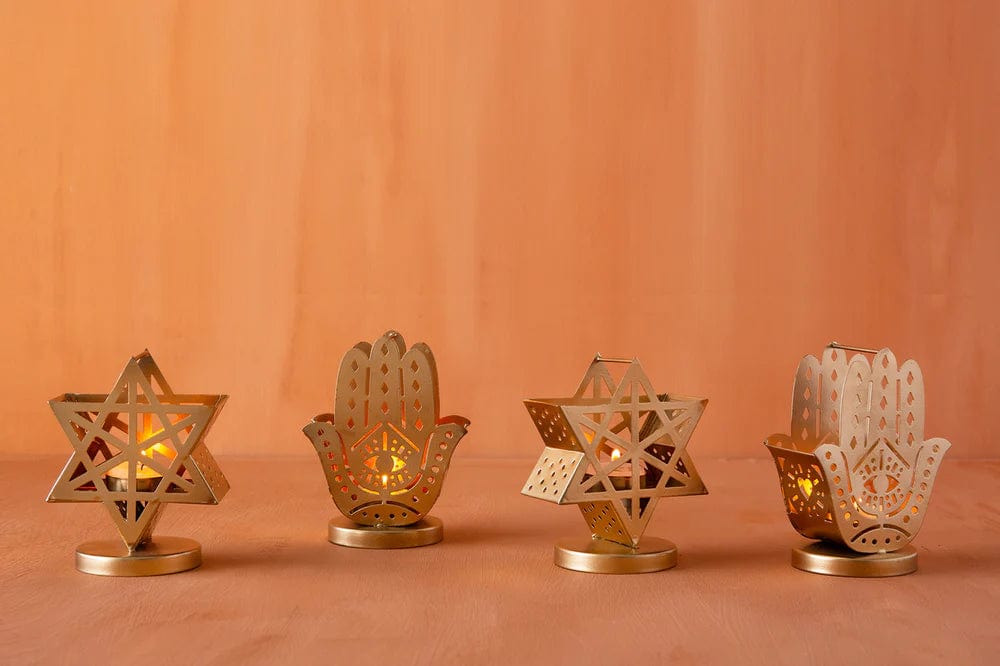 Yael Tealight Candle Holder - Star of David、mySite、topwebapps