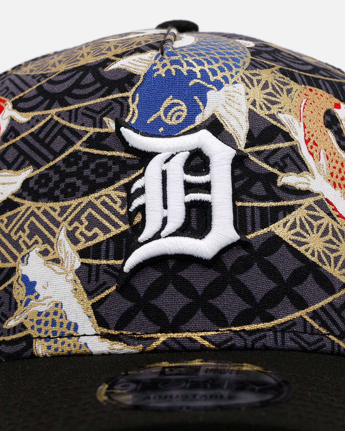 New Era Detroit Tigers 'Koi' 9FORTY A-Frame Snapback Black/Multi-Colored、mySite、zt4zffjzw