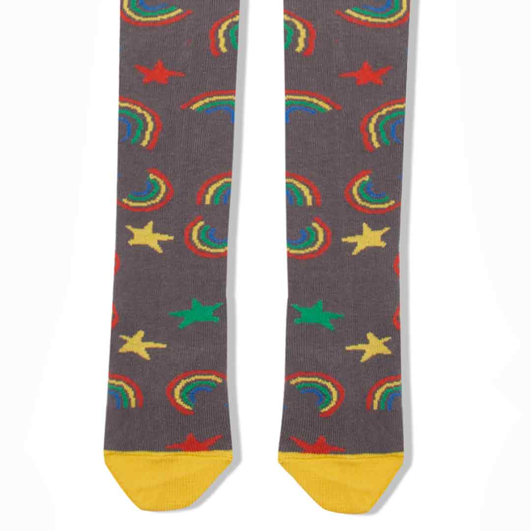  The Bonnie Mob Nada Rainbow Tights - Grey、mySite、merchandisen