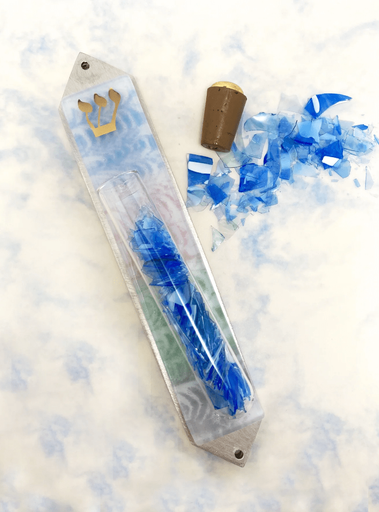 Sands Pastel Wedding Shards Mezuzah by Beames、mySite、topwebapps