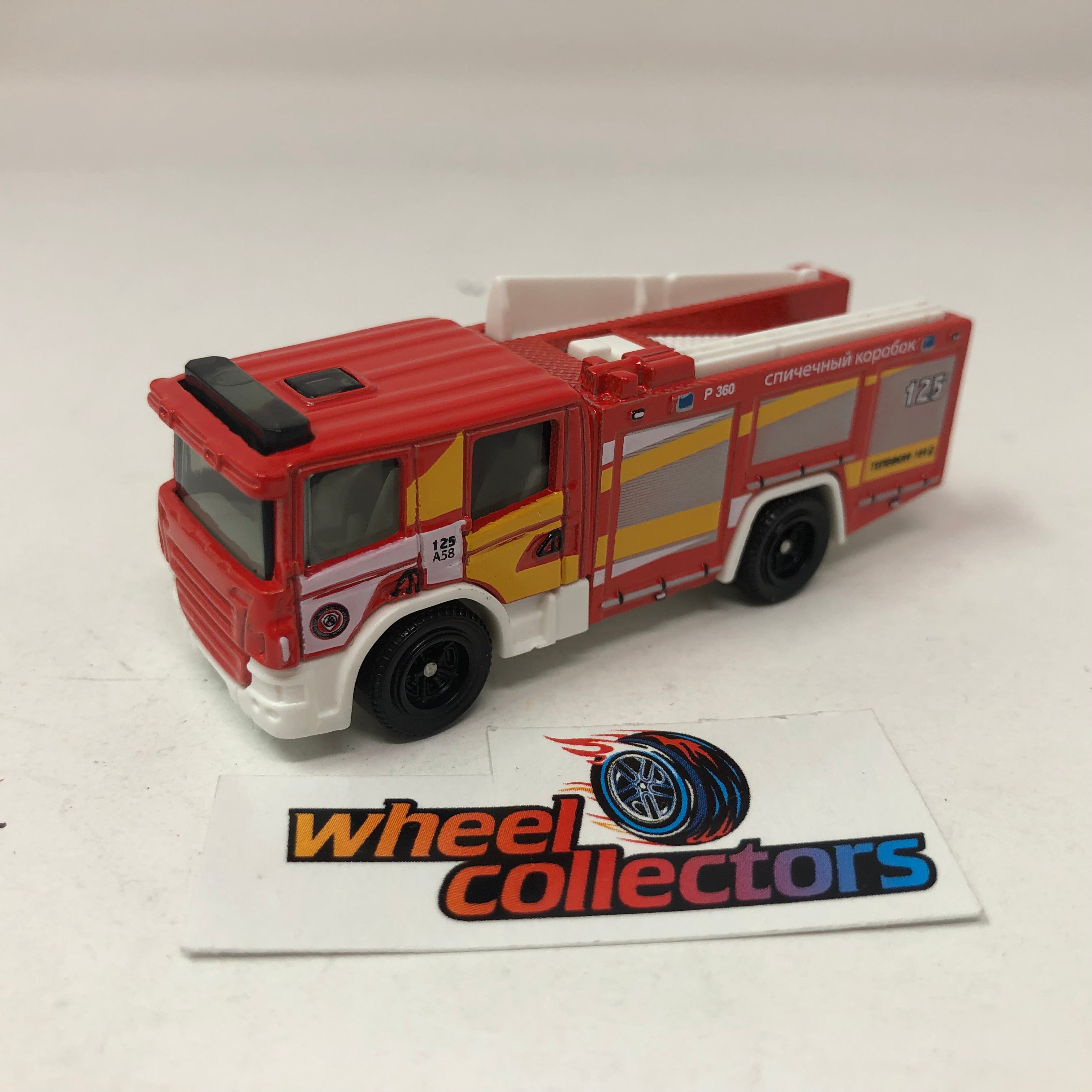 Scania P 360 Fire Truck * Red * Matchbox Global Series Loose 1:64 Scale、mySite、hgirdovlk