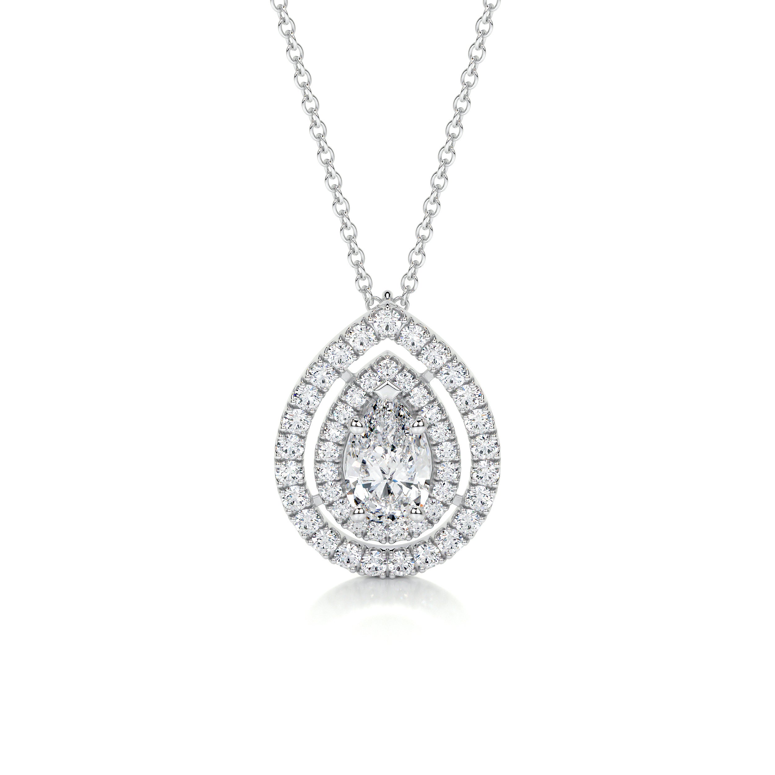 Averi Diamond Pendant -18K White Gold、mySite、hinf8tx79