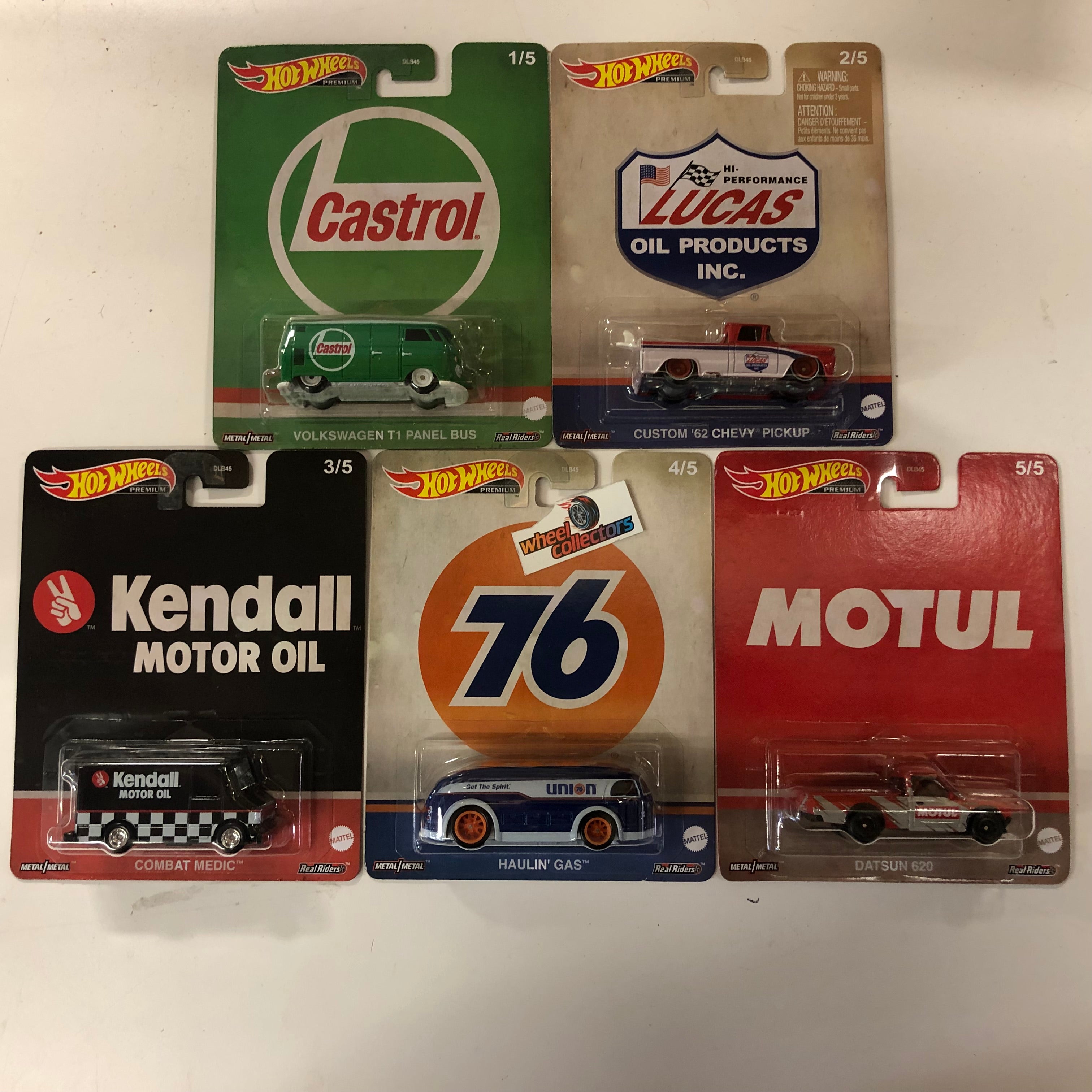 Vintage Oil Complete 5 Car Set * 2023 Hot Wheels Pop Culture Case U、mySite、hgirdovlk