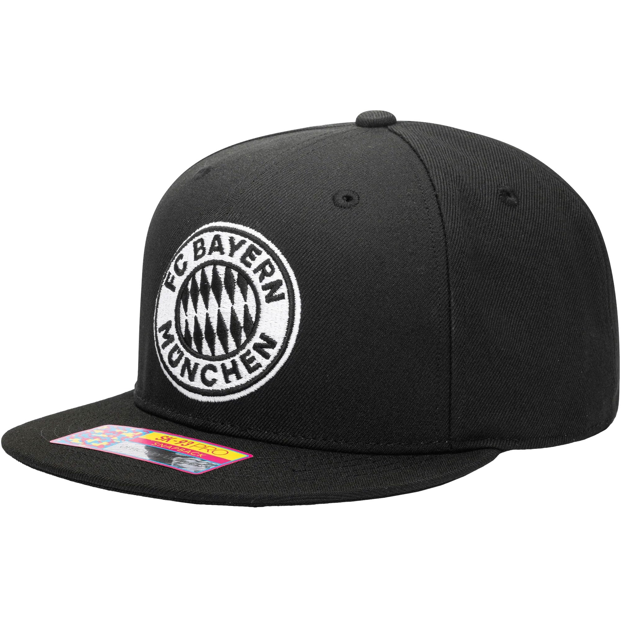 Fan Ink FC Bayern Munich Hit Snapback Hat Black/Silver、mySite、bottomscart