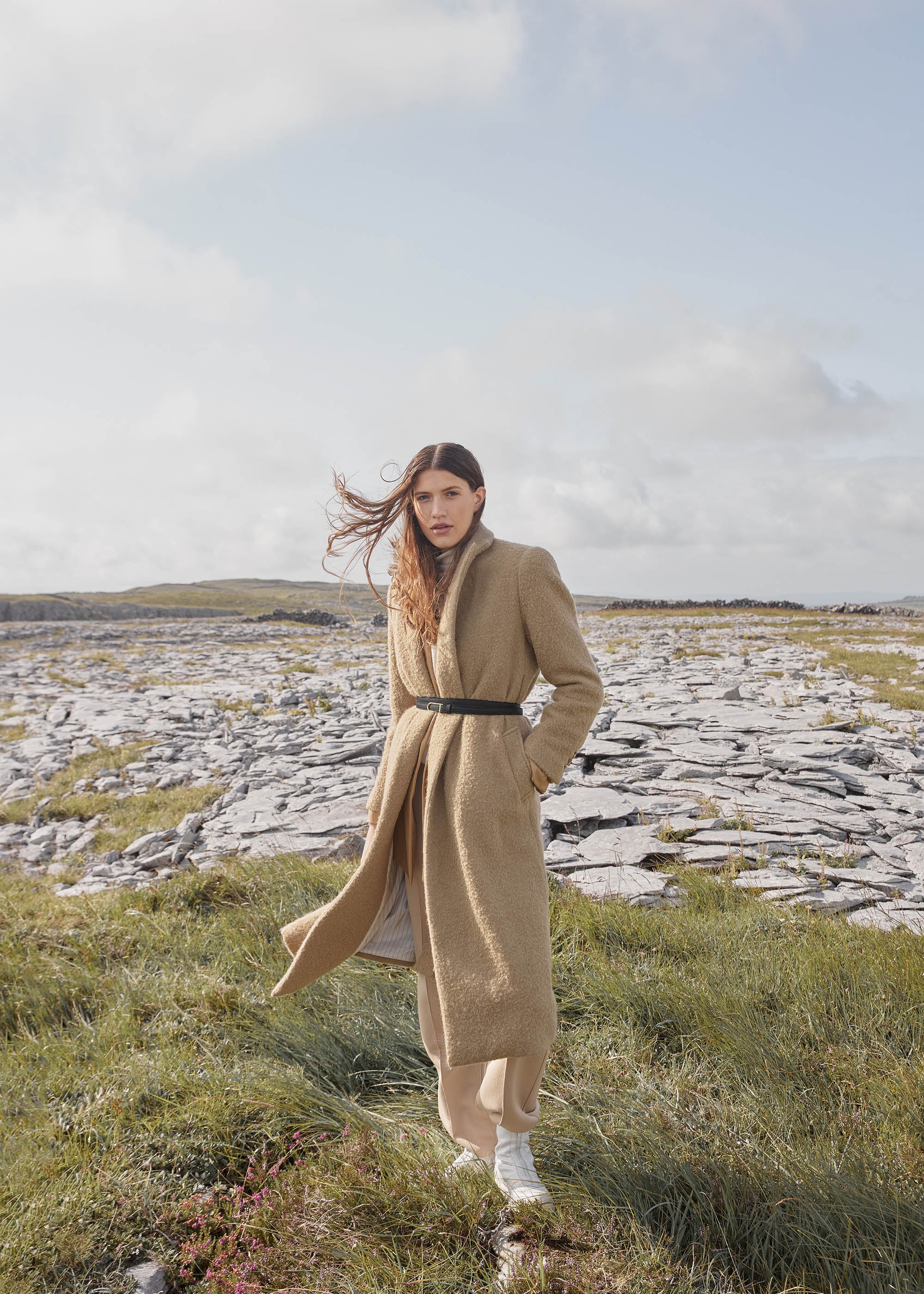 Ceinture Fine Umi - Noir Grain茅、mySite、camillekostekn