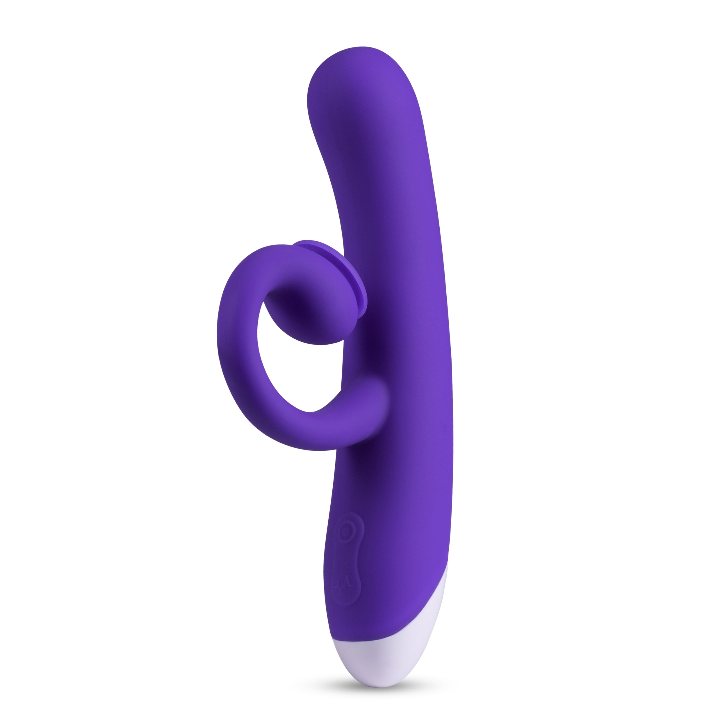 Hop By Blush® | Oh Bunny G-Spot + Clitorial + Suction Stimulation Midnight 7.75-Inch Ultrasilk Silicone Rechargeable Rabbit Vibrator、mySite、bottomscart
