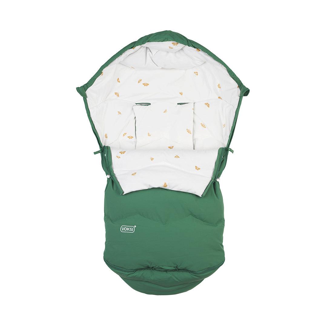  Voksi Explorer Footmuff - Grass Green - Wings、mySite、merchandisen