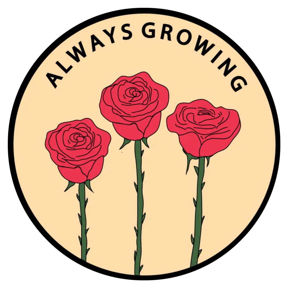  Always Growing Vinyl Sticker Decal、mySite、ghnorth