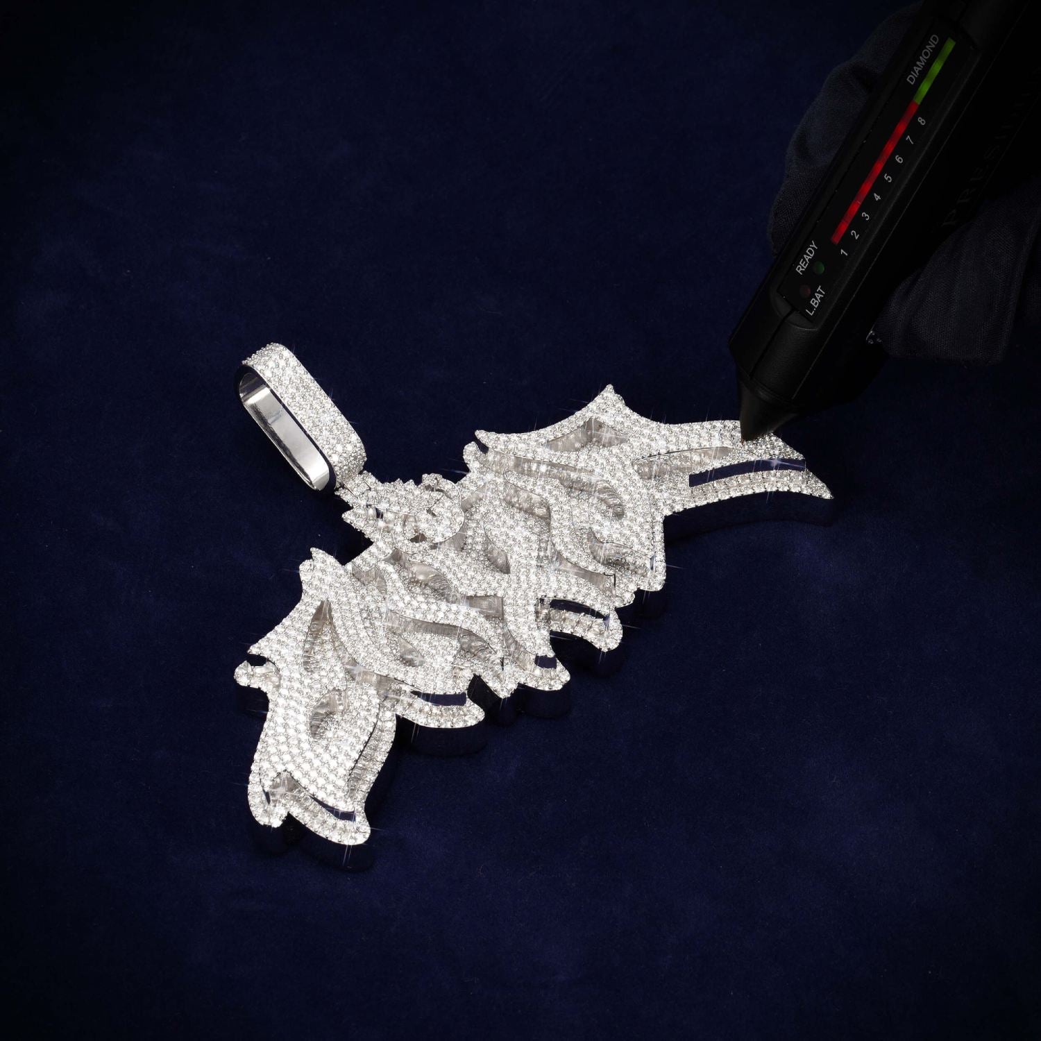 ELIXIR Custom Moissanite Pendant 14K Gold、mySite、hinf8tx79