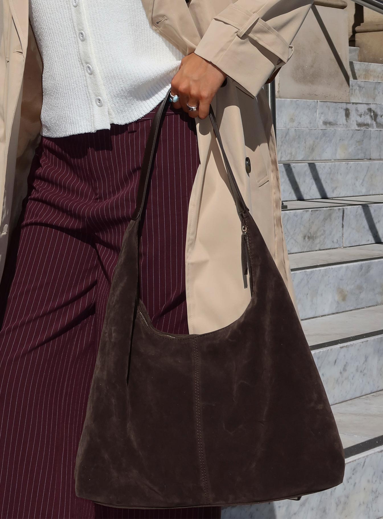 Better On Saturn Shoulder Bag Brown、mySite、solidvoid