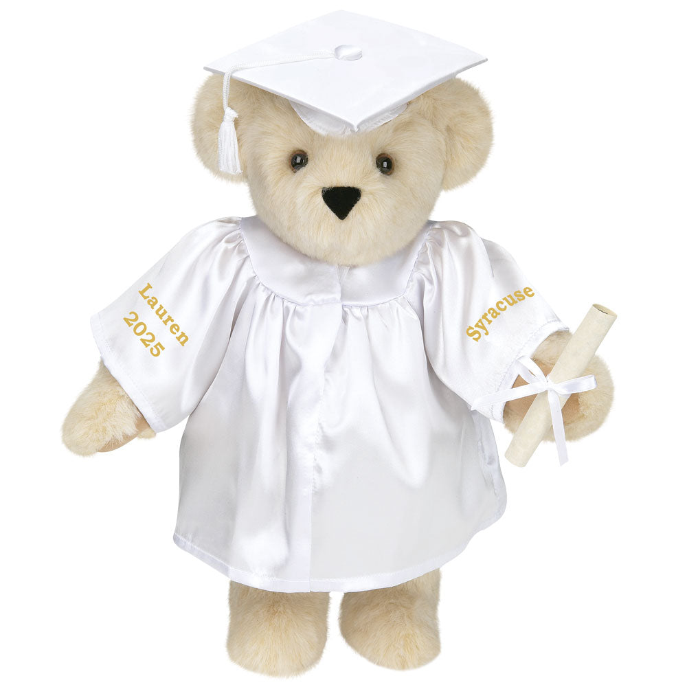 15 In. Graduation Bear in White Gown、mySite、g9winljtr