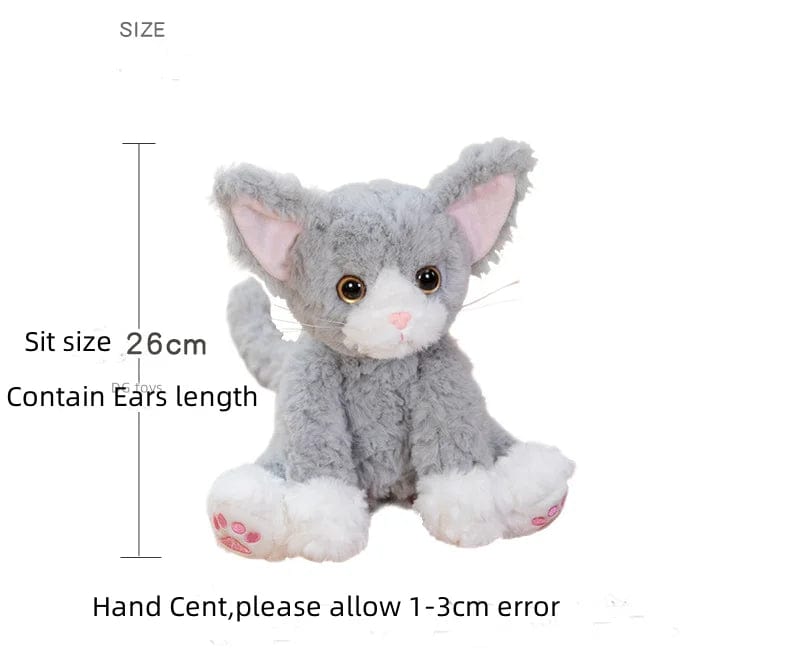 Curly Coat Devon Rex Plush Kitty Cat、mySite、g9winljtr