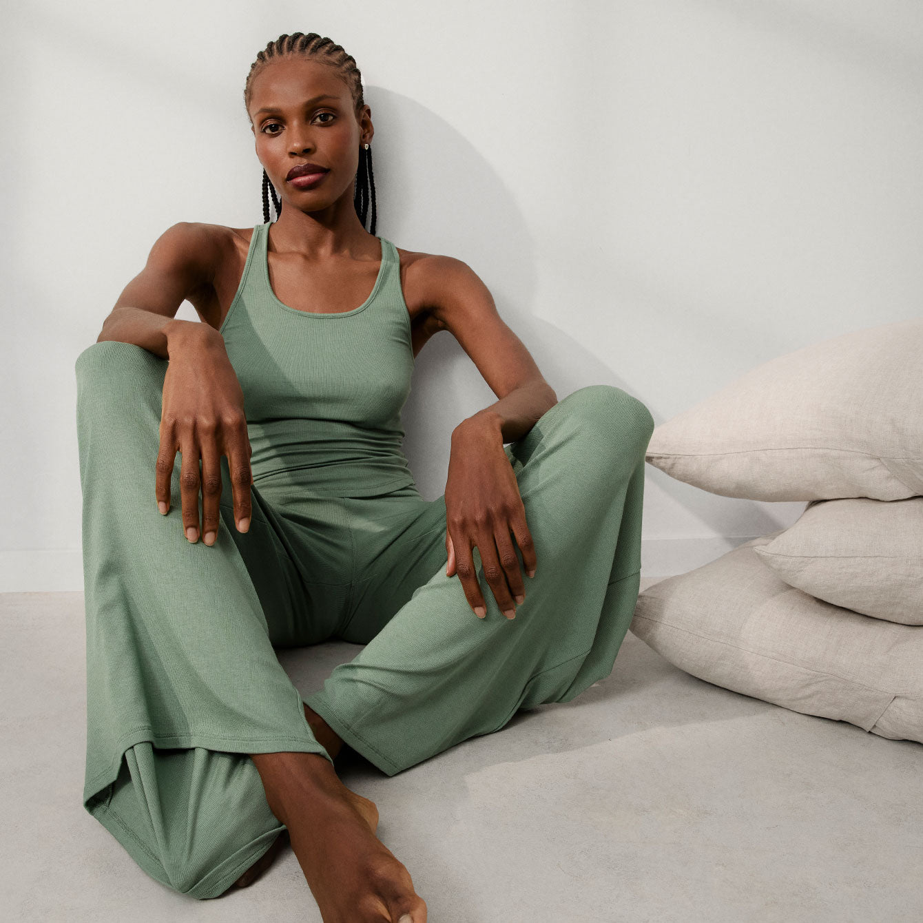 Soft Modal Rib Curved Hem Tank、mySite、bengalsvssteelers