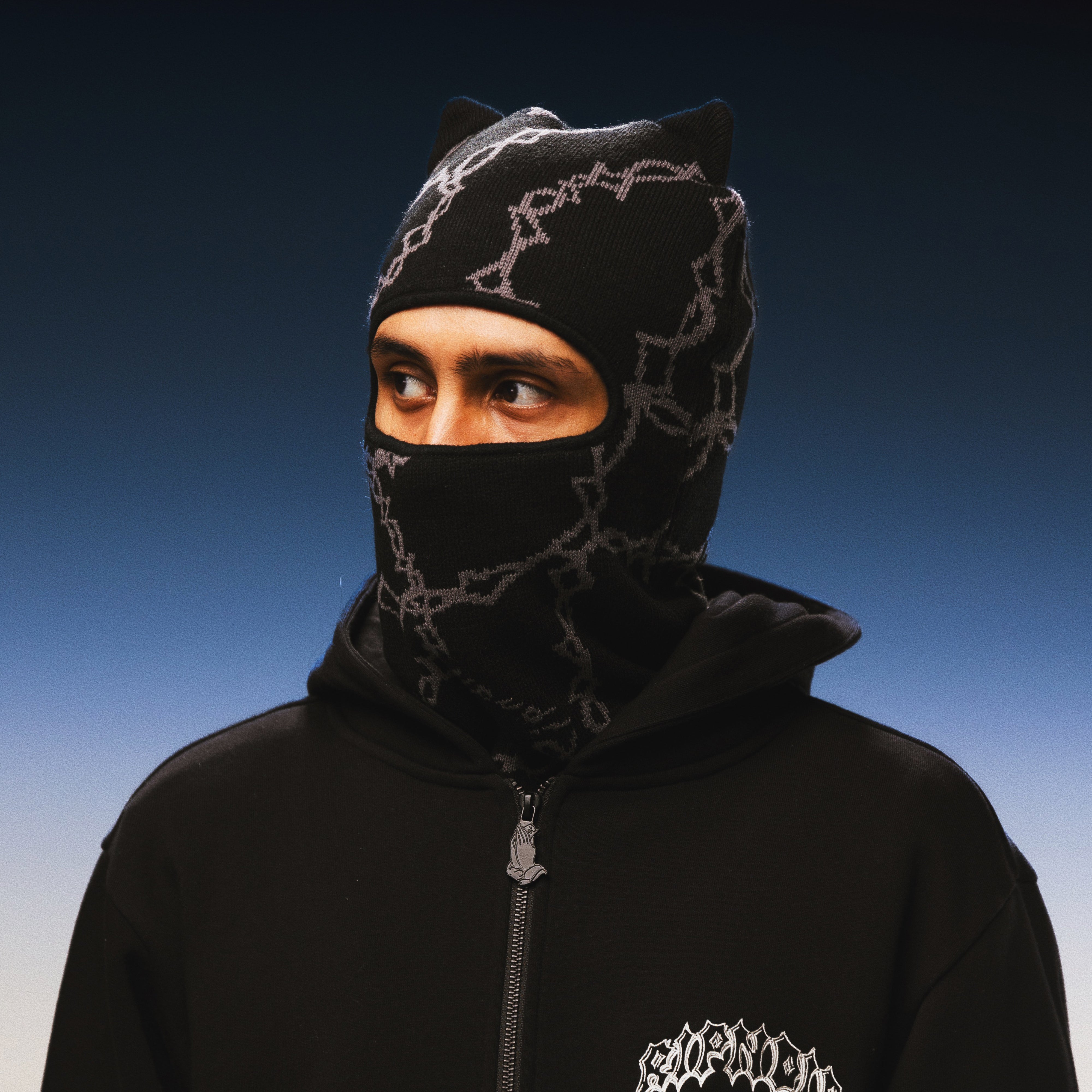  Kitty Ear Wired Balaclava (Black)、mySite、merchandisen