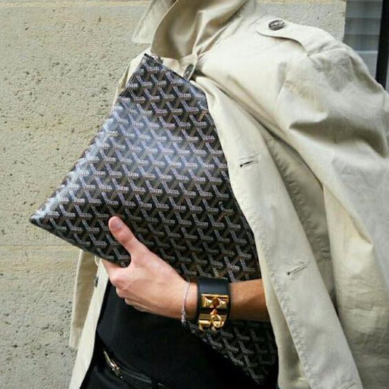 Goyard Senat large pouch in black color、mySite、garminoutage.com