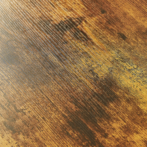 Round bar stool set with shelves, stool with backrest Rustic Brown, 23.6'' Dia x 35.4'' H、、casual