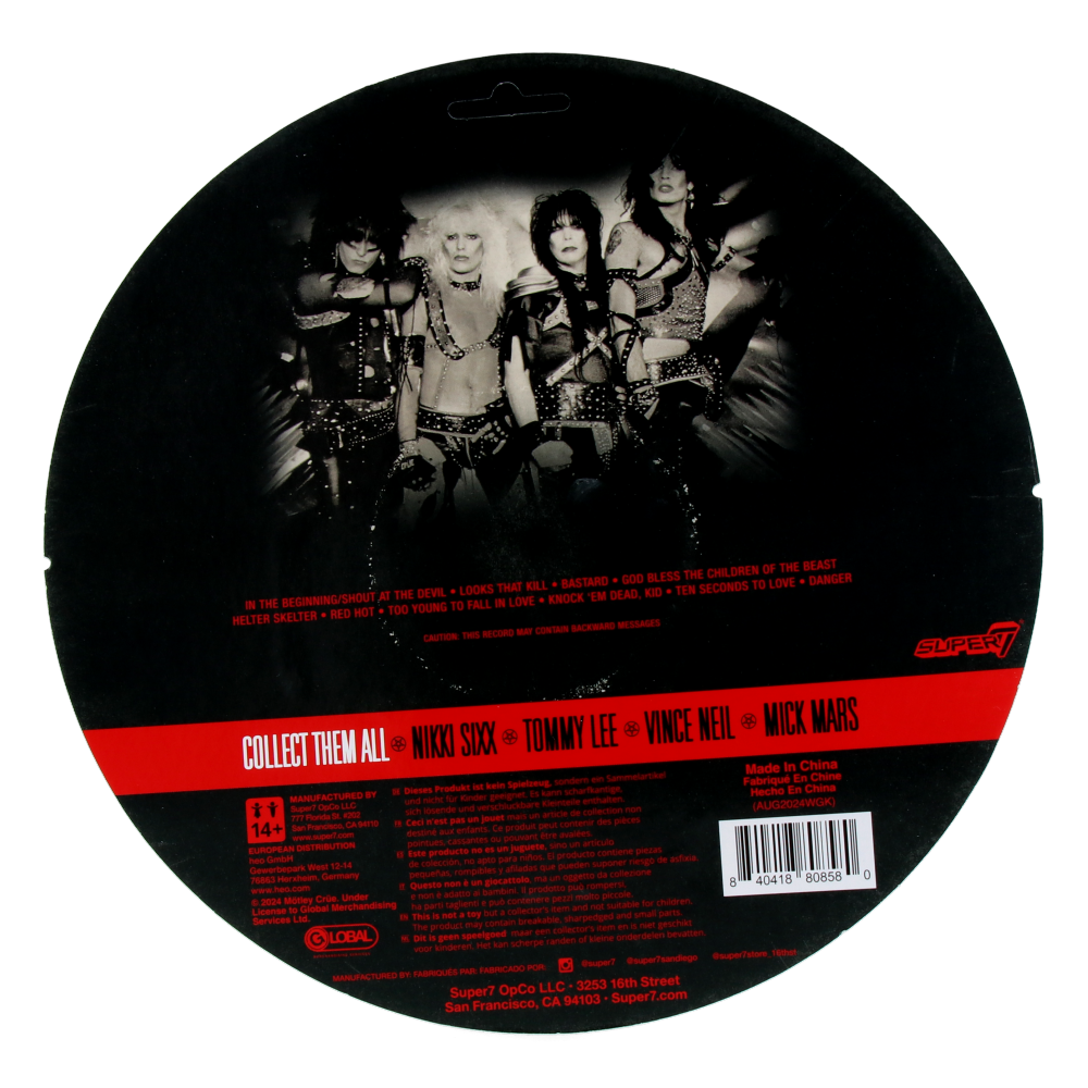  Nikki Sixx (Shout at the Devil - Black & White) - Motley Crue - ReAction Figures、mySite、greenlandpopulation