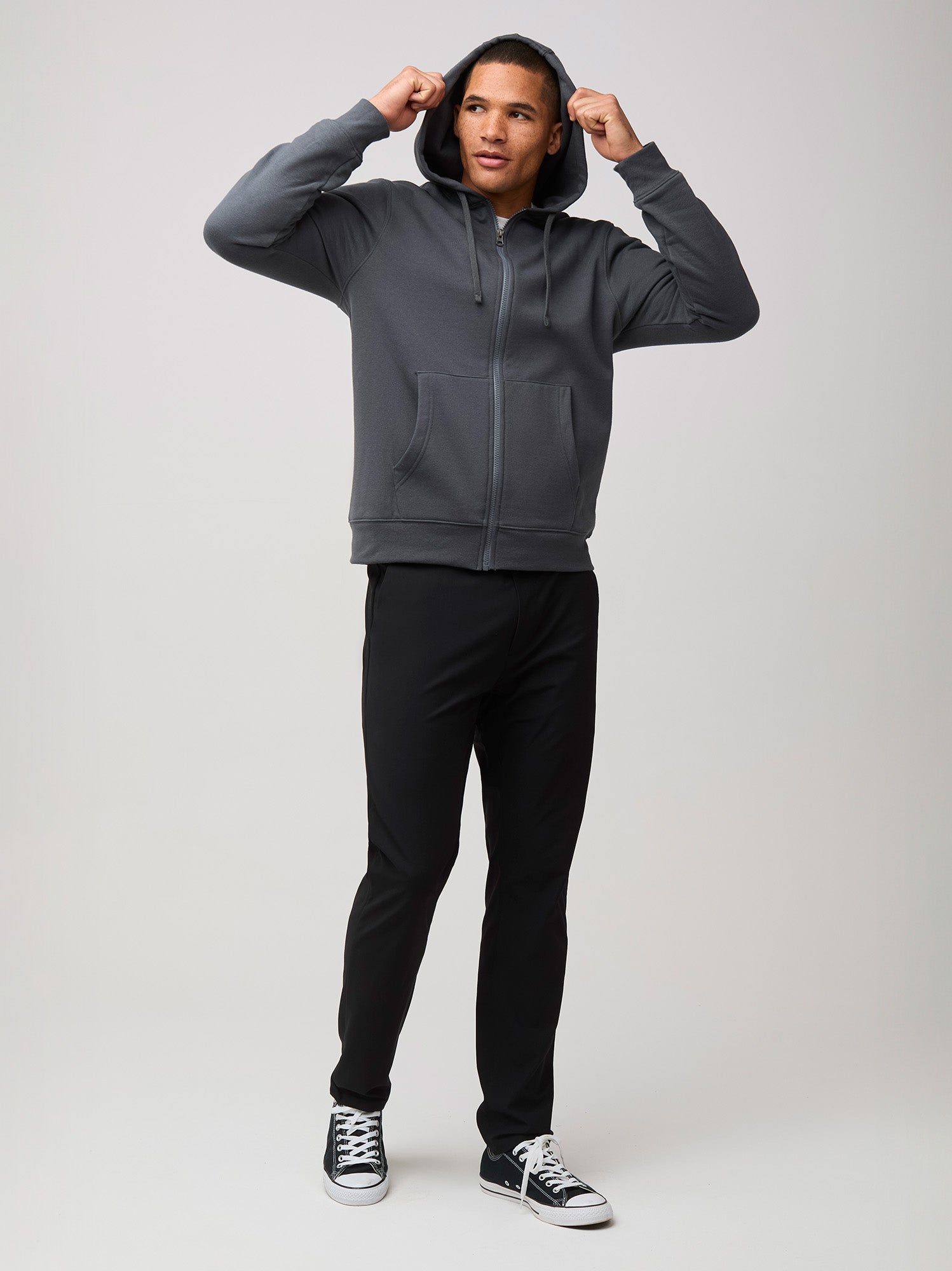  Concrete Zip-Up Hoodie、mySite、ghnorth