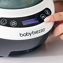 baby brezza bottle washer pro LCD control panel easy to use