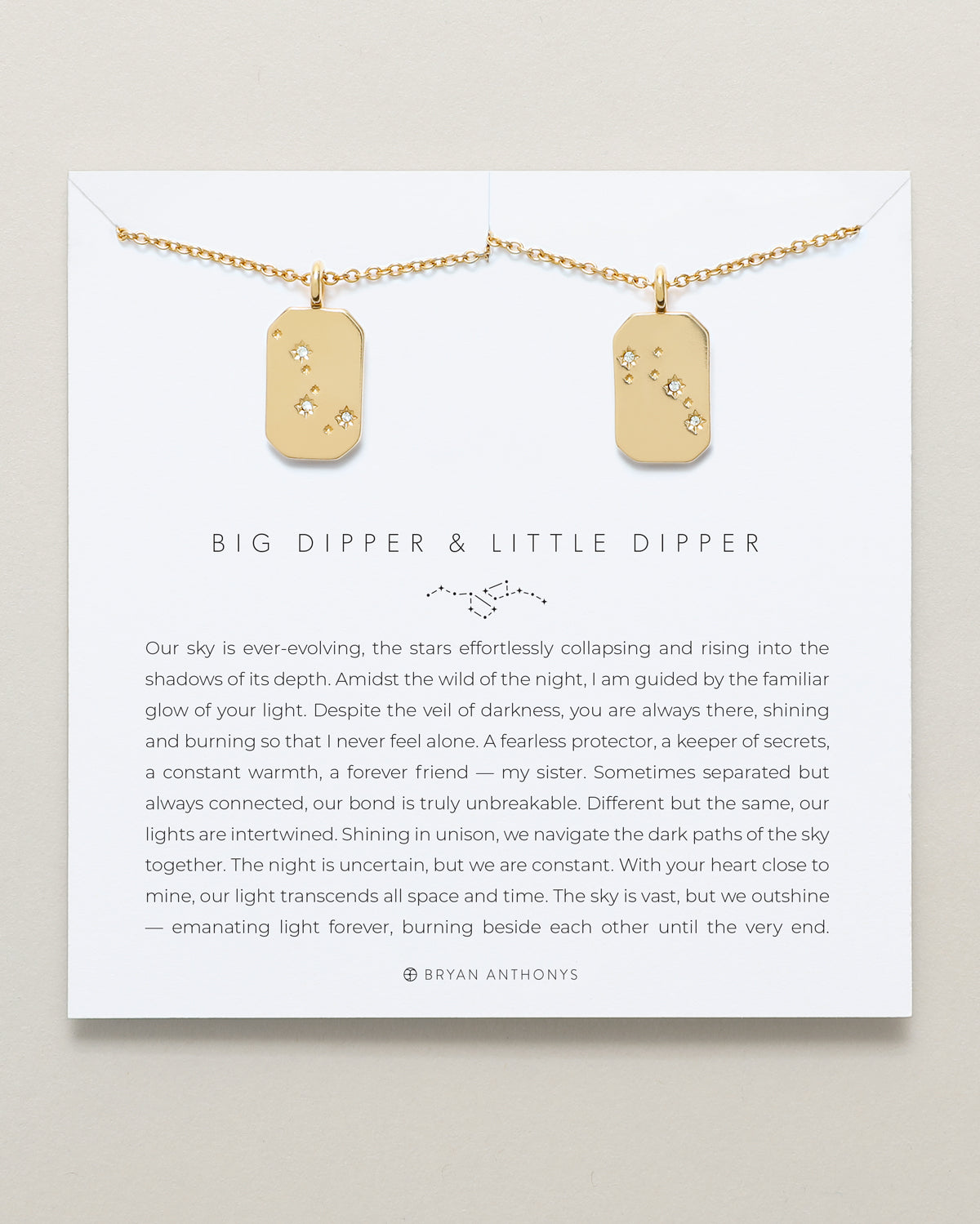 Big Dipper & Little Dipper Necklace Set、mySite、hinf8tx79