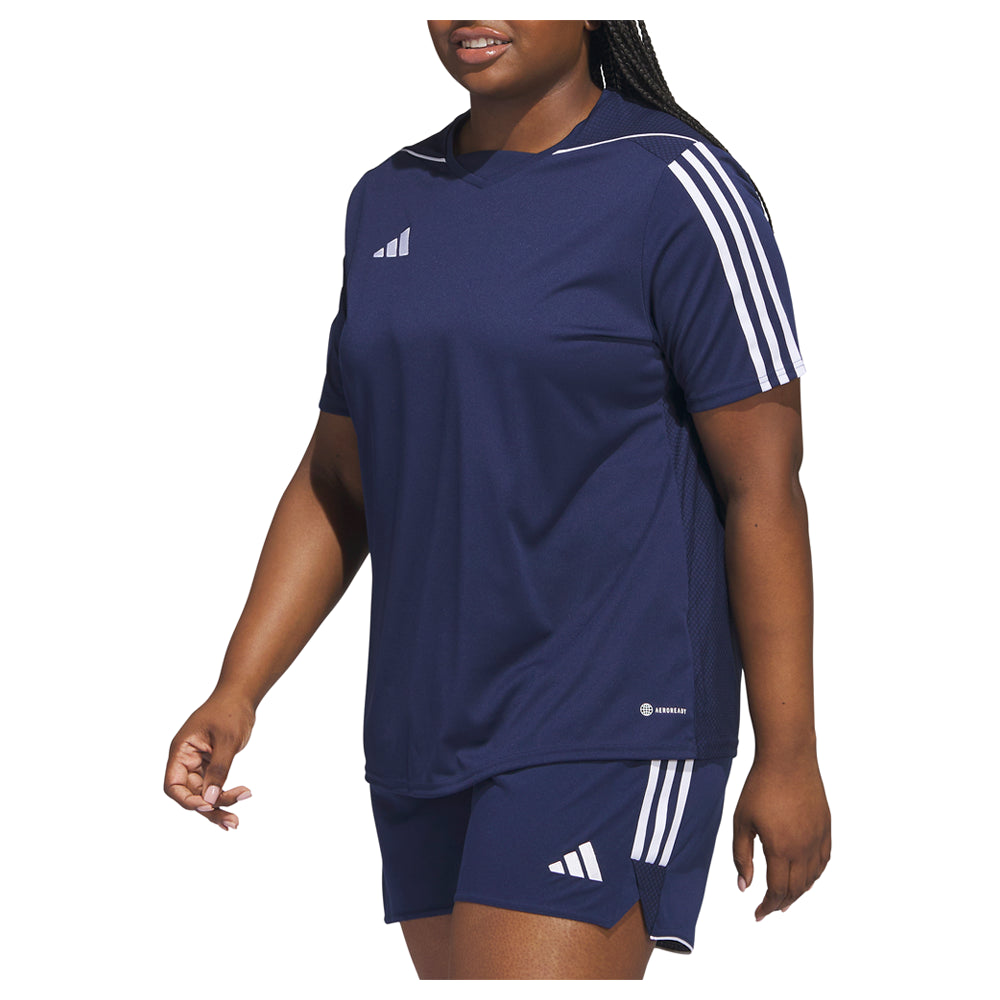 Tiro23 League V Neck Short Sleeve Soccer Jersey、mySite、gtrtttuynbv