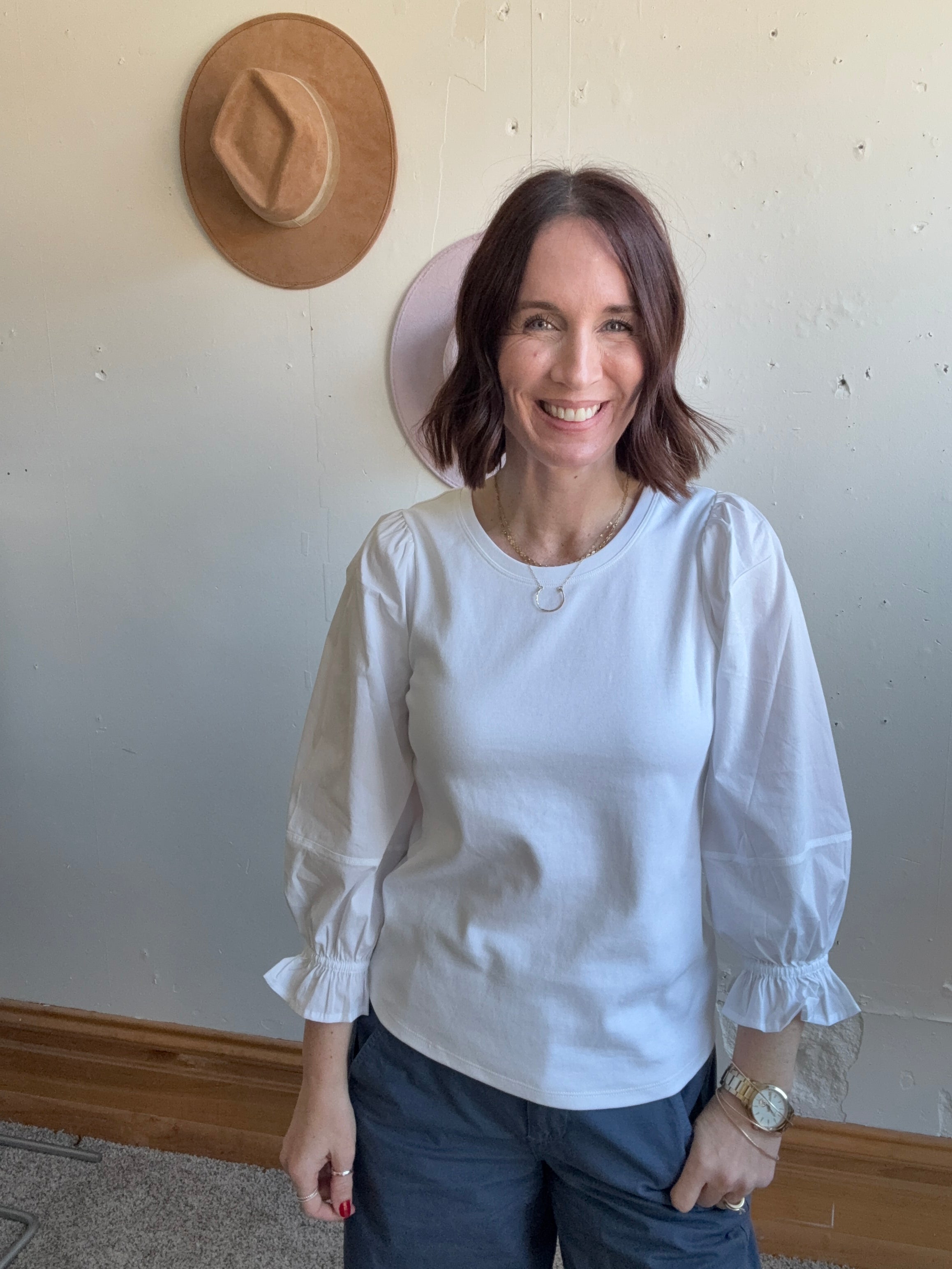 Liverpool 3 Quarter Sleeve Top、mySite、garagedoors4me