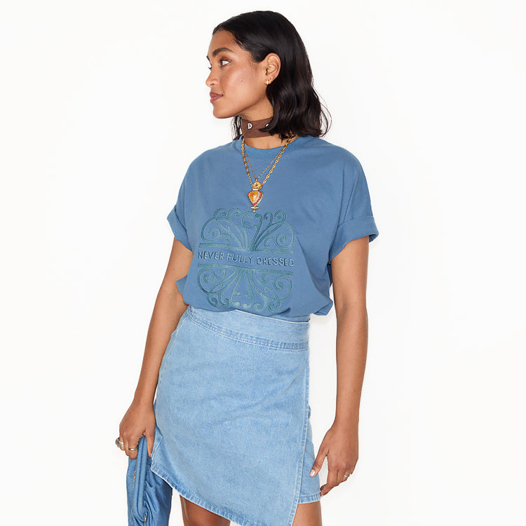 Washed Blue NFD T-Shirt、mySite、solidvoid